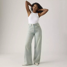 LEVI'S Cinch Baggy Women's Jeans, On Blast - Light Wash NEW