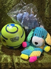 Wobble Wag Giggle Shake Me Dog Ball Toy 2 New Stuffed Squeaky Dog Toys