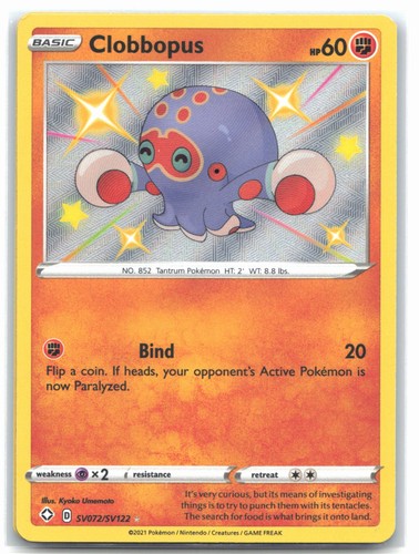 Clobbopus SV072/SV122 Holo Shining Fates: Shiny Vault Pokemon ShHR EN LP