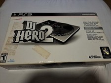 DJ Hero 2 Game and Turntable Bundle for PlayStation 3 Complete in Box
