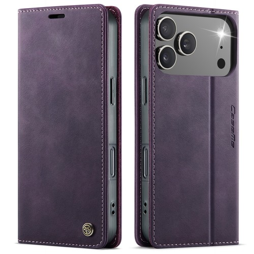 Genuine Leather Wallet Case Card Flip Cover for iPhone 17/17 Pro/17 Pro Max/Air - Picture 21 of 22