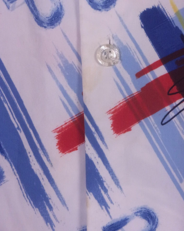 Camisa vintage años 00 Y2K Southpole estampado de logotipo AOP bucle hip hop rap XXL Foto 3 de 4