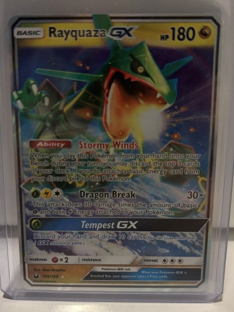 Rayquaza GX #109 (Celestial Storm (2018))