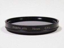 Marumi 72mm Circular Polarizing Filter CPL Camera Lens Accessory Used