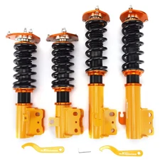24 Way Damper Adjustable Coilovers Shock Kit For Subaru Forester 1998-2002