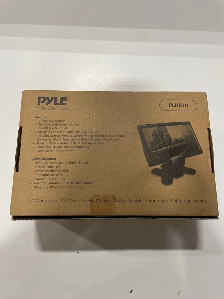Pyle - Car rear view camera Monitor - Image 2 of 2