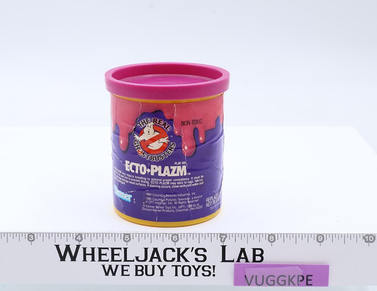 ケナー社製ゴーストバスターズ エクトプラズム プレイジェル1986年 Purple Ecto-Plazm The Real Ghostbusters 1986 Kenner Vintage Dried