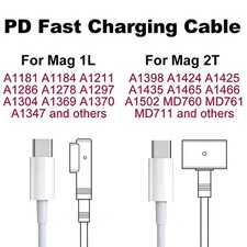 New Laptop Charger for Macbook Pro Air Adapter mag 1 mag 2 45W 60W 85W A1278 A12