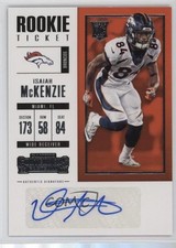 2017 Panini Contenders Rookie Ticket Isaiah McKenzie #162 Auto 0rd2