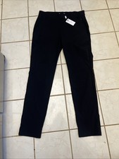 ANATOMIE NEW Black Lightweight Pull On Slim Leg JAMIE Travel Pants Sz L NWT 