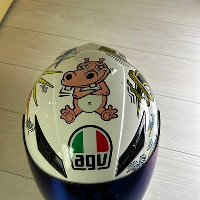 AGV AF-1 Valentino Rossi White Zoo Replica Helmet Size M | eBay