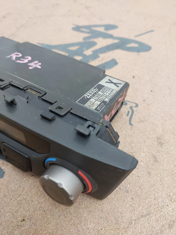 JDM Nissan Skyline R34 OEM Climate Control Heater Switch Panel TESTED GT-R GT-T - Image 3 of 4