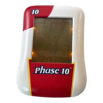 Phase 10 Electronic Handheld Travel Game 2008 Techno Source Tested w Stylus