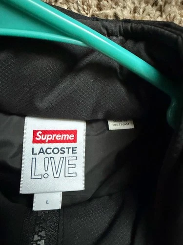 Supreme x LACOSTE Puffy Half Zip Pullover Coat Large image 7