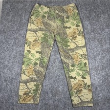Vintage Jerzees Outdoors Sweatpants Mens XLT Camo Fleece Hunting Camp 90s/Y2K