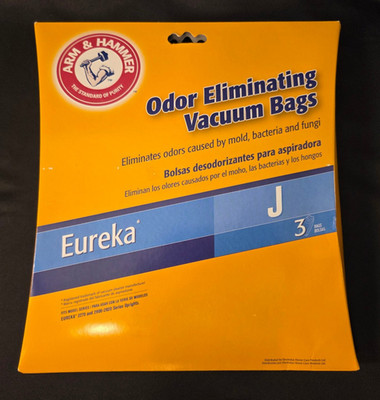Arm & Hammer Vacuum Bags Eureka Odor Eliminating Style J for 2270 2900-2920