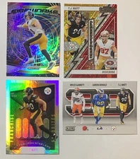TJ WATT FIREWORKS SILVER PRIZM🌈HOLO INSERT BOSA AARON DONALD MYLES GARRETT LOT