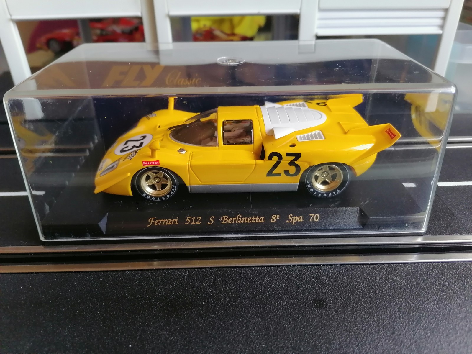 Ferrari 512S rare voiture slot 1/32 miniature neuve compatible Ninco et Carrera
