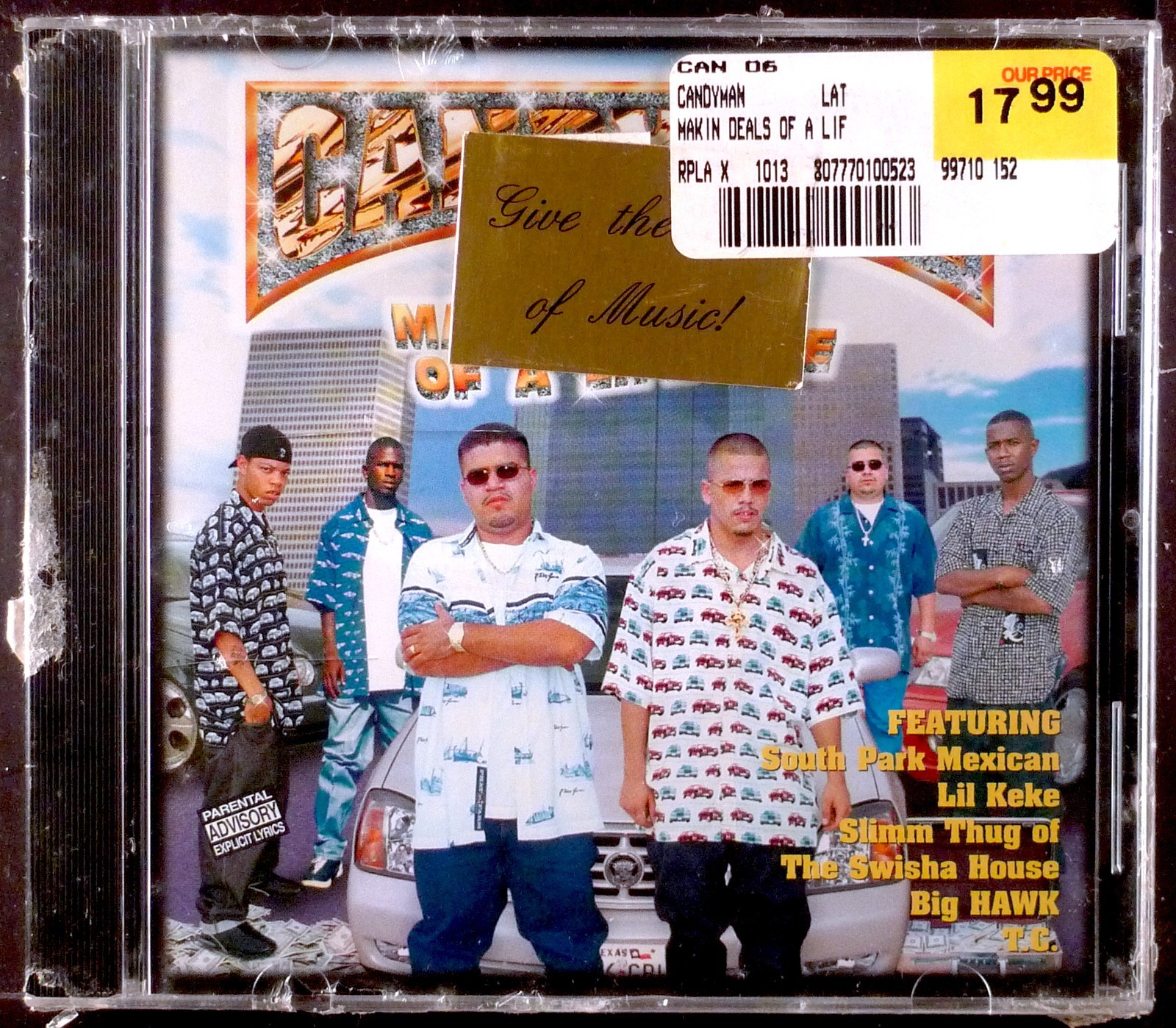 SEALED Candyman – Makin' Deals Of A Lifetime RARE BOMB TEXAS G-FUNK RAP '00 hear