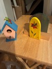 Hand made bird house and napkin holder small bird house 3" X 4" Napkin holder 6" — photo 1