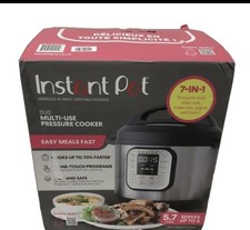 Instant Pot Duo Gourmet 7-in-1 5.7L Multi Pressure Cooker - Silver/Black
