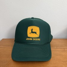 Vintage John Deere Mesh Trucker Snapback Hat Cap Nissin