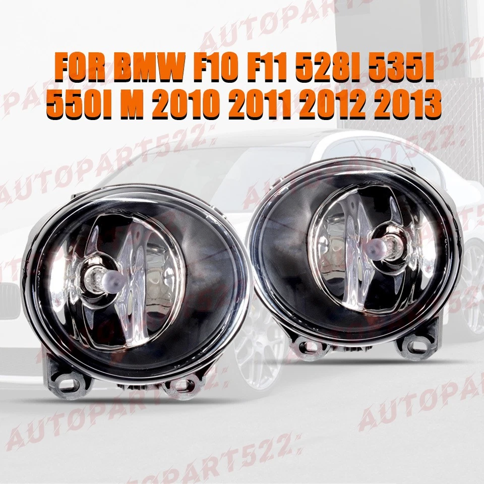 Par de luces antiniebla para BMW F10 F11 528i 535i 550i M 2010 2011 2012 2013 con bombillas Foto 2 de 4