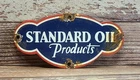 Vintage Standard Oil Products Porcelain Metal Sign