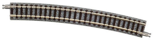 Tomytec 018537 4 Gleise, gebogen, in Schotterbettung, 15°, r 541 mm | Zustand: Neu