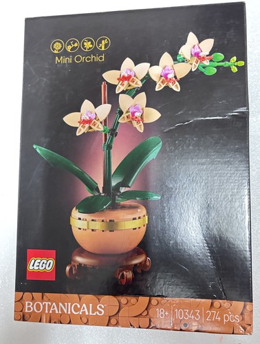 LEGO 10343 BOTANICALS - Mini Orchid | 274Pcs | Age:18+ | New in Sealed Box