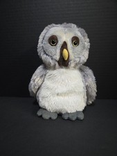 Juguete de peluche/animal de peluche de búho gris Webkinz TODO