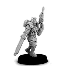 Wargame Exclusive Imperial Guard Dead Dog Sergeant for use in Warhammer 40k YHP
