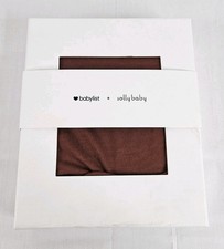 Solly Baby Wrap Carrier Newborns 8-25lbs Brown NIB Note 