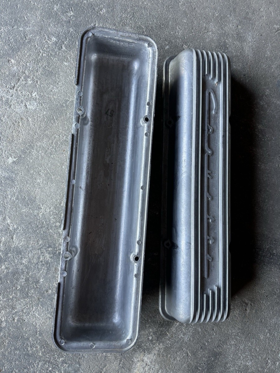 Vintage Chevrolet Corvette Aluminum Valve Covers 3767493 Lester