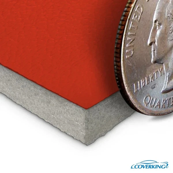 Coverking CSCQ17JP9571 Red Leatherette Front Seat Covers for Jeep Wrangler 18-24 Foto 4 de 4