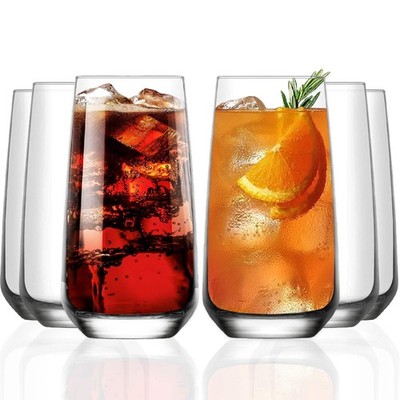 LAV Lal Longdrinkgläser 480 ml   6er Set aus Klarglas