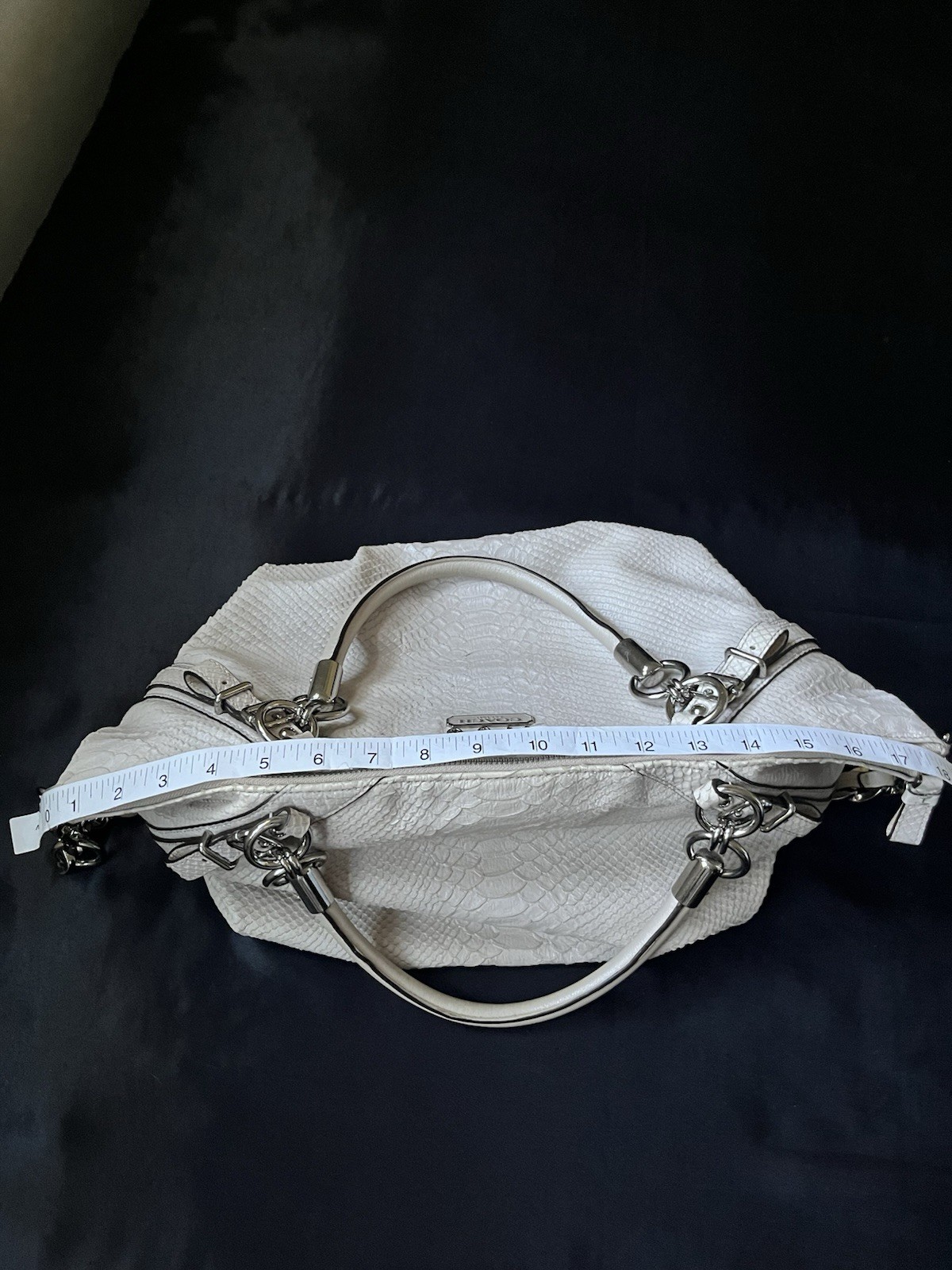 coach est 1941 Sophia Python Embossed Leather Bag… - image 6