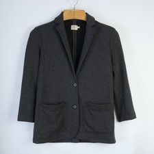 FAHERTY WOMEN S INLET KNIT BLAZER SPORT COAT CHARCOAL GRAY SMALL