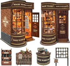 Book Nook Kit for Adults, Booknook DIY Miniature House Kit Lovers Women Friends