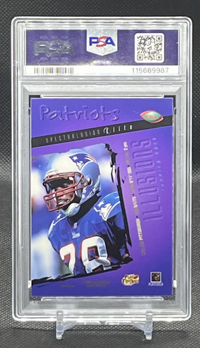 1996 Playoff Illusions Curtis Martin Spectralusion Elite PSA 10 Gem Mint - Picture 5 of 6