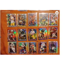 Topps Chrome 2025 NFL Football Refractor 60 Card Lot Kyler Murray Purdy Bosa