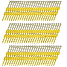 21 Degree Framing Nails 3-Inch X 0.131” Round Head Plastic Strip Hot dip(1000pc)