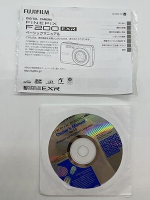 FUJIFILM FinePix F200EXR Gold Digital Camera w/Battery Charger