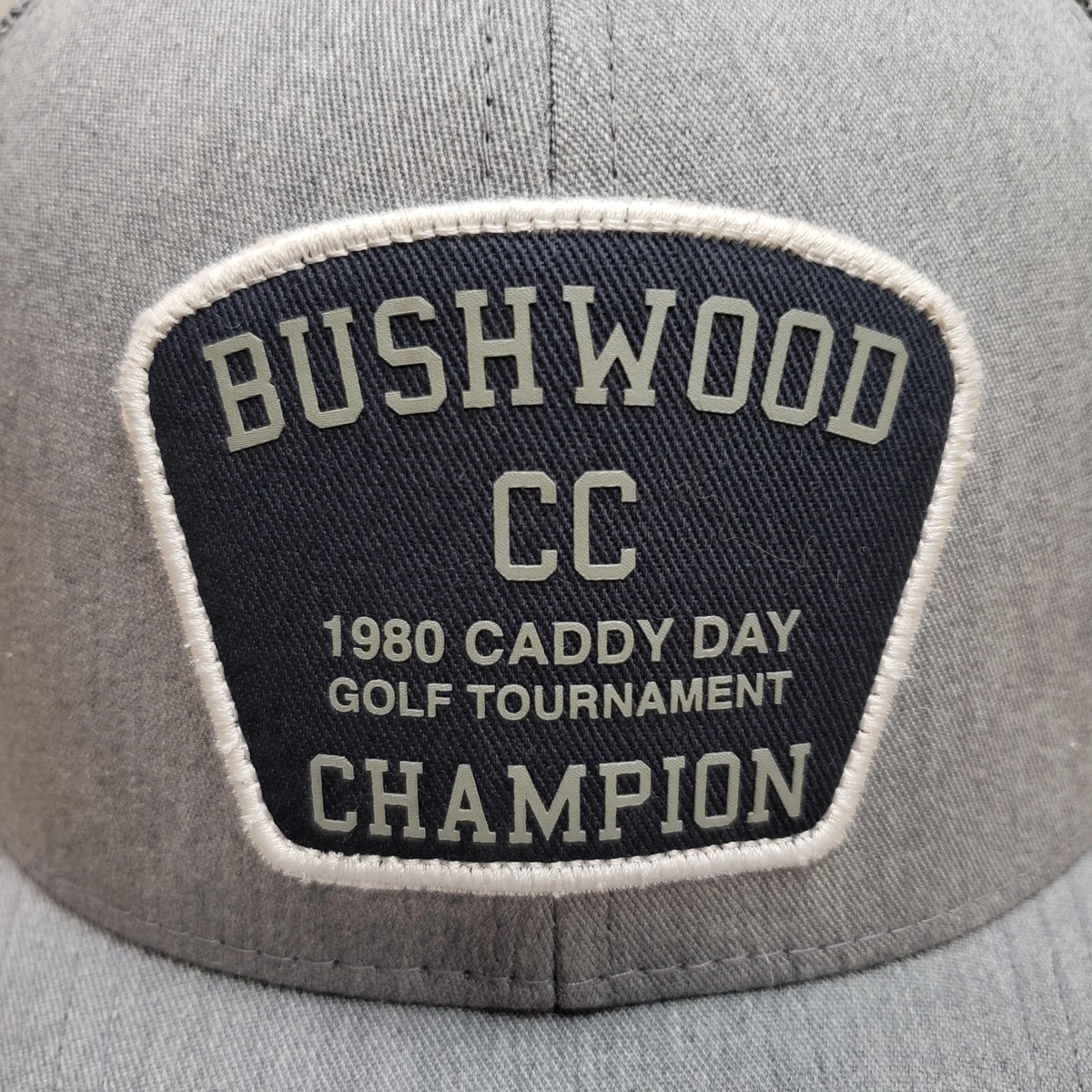 Bushwood CC 1980 Caddy Day Hat Cap Snap Back Mens One Size Gray