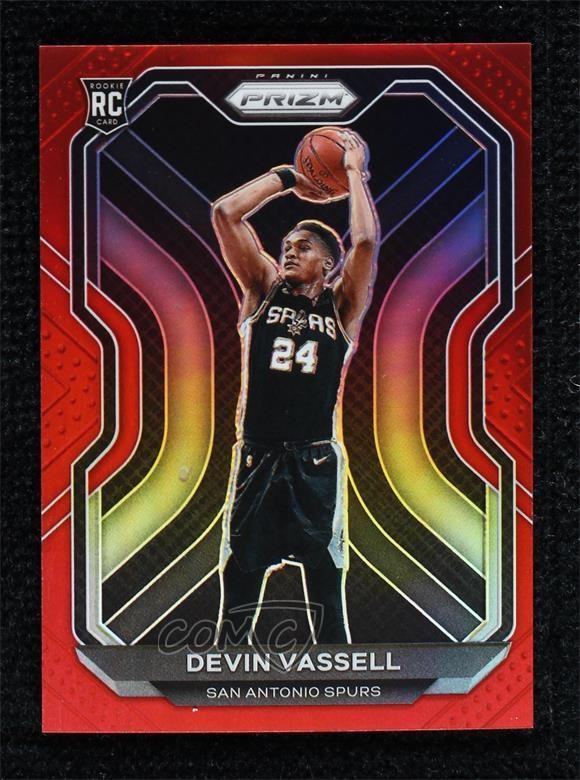 2020-21 Panini Prizm Red Prizm 68/299 Devin Vassell #252 m9g