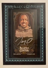 2024 Topps Jayden Daniels Rookie Auto /10 Allen & Ginter X SSP 7/10!