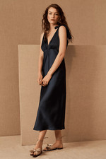 New BHLDN Sachin And Babi Hudson Satin Charmeuse Dress Size 12