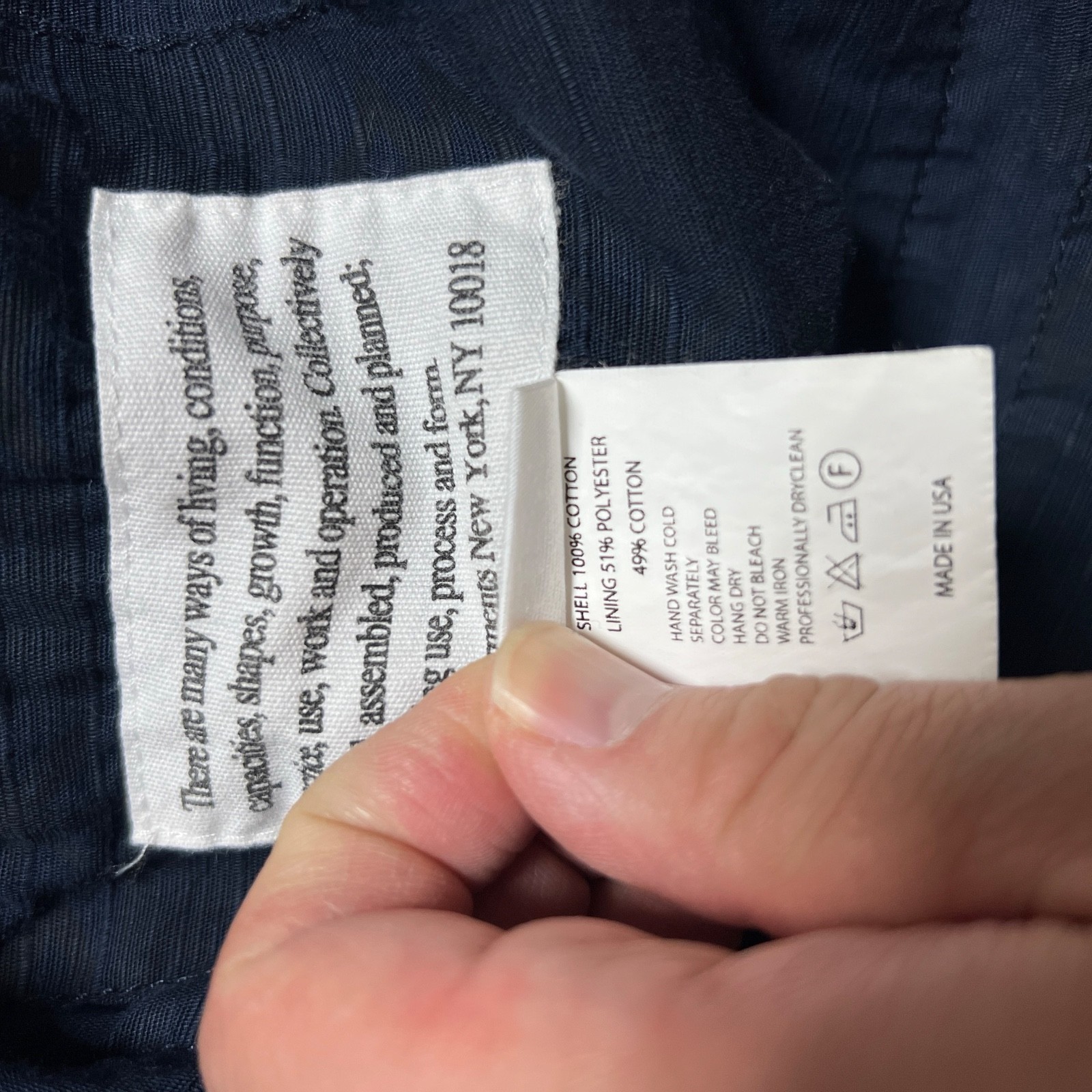 Engineered Garments Baker Jacket Men Small Navy J… - image 11