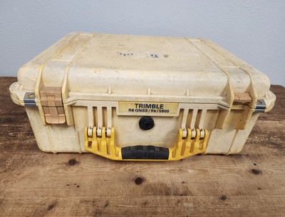 Trimble R8 GNSS/R6/5800 Hard Transport Case w/Foam Insert - New Latches Incl.