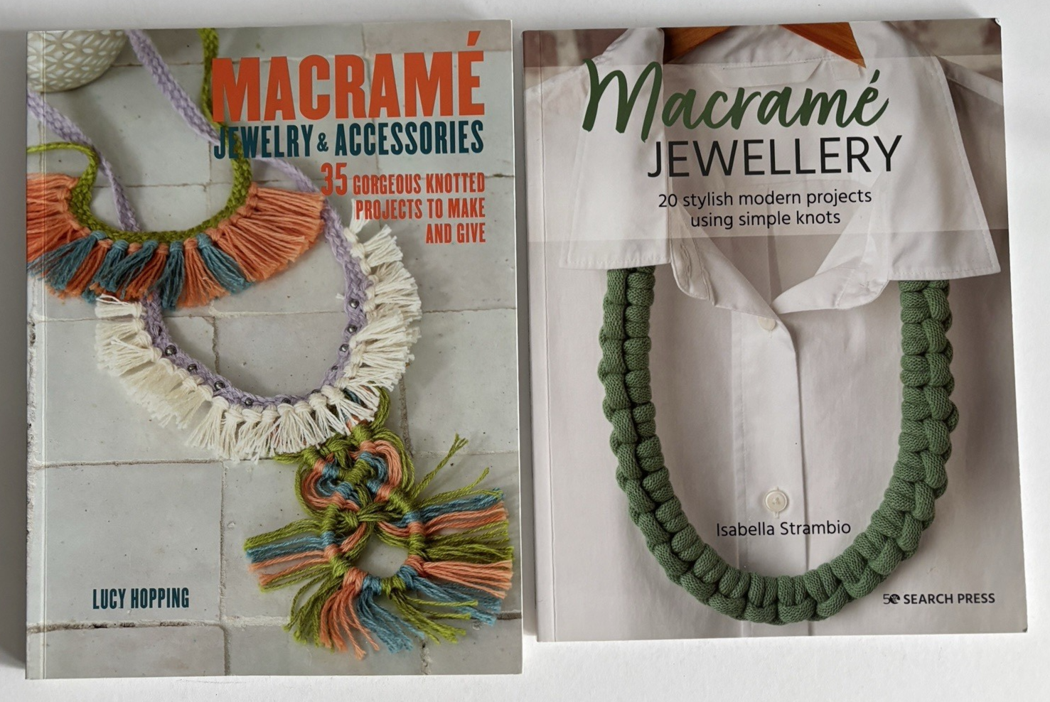 Macrame Jewellery & Macrame Jewellery & Accessories 2 x Paperback Books